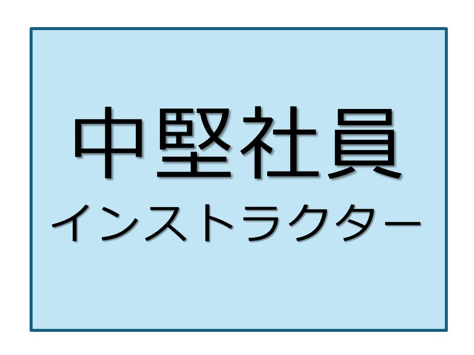2025年中堅社員パワーアップインストラクターコースオンライン4日