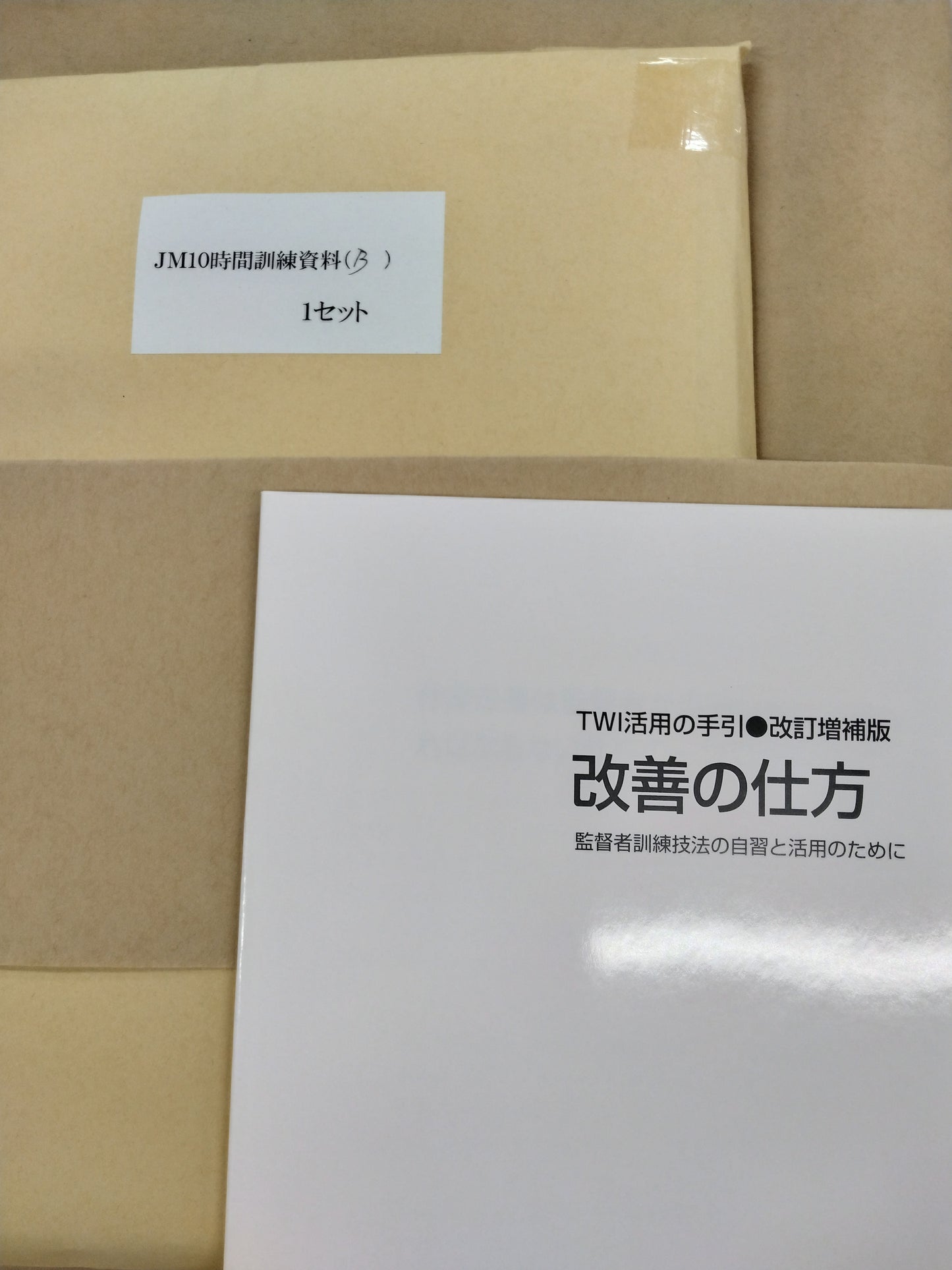 TWI-JM (改善の仕方)	資料1回10名分 (カード・作業分解チャート含む)活用の手引あり